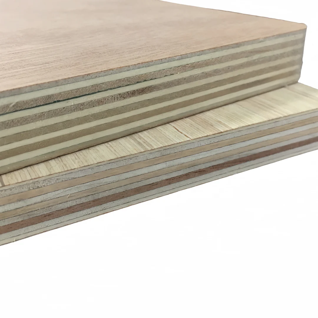 Hot Selling 18mm Melamine Laminate Plywood Sheet Modern Design Style Chinese Factory E1 Formaldehyde Emission Standards