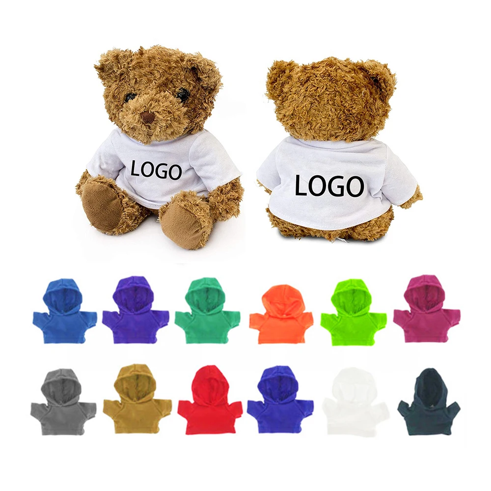 Игрушки Songshan аниме peluches plushie мягкие плюшевые животные на заказ сублимационные мини-плюшевый мишка логотип футболка одежда оптом подарок