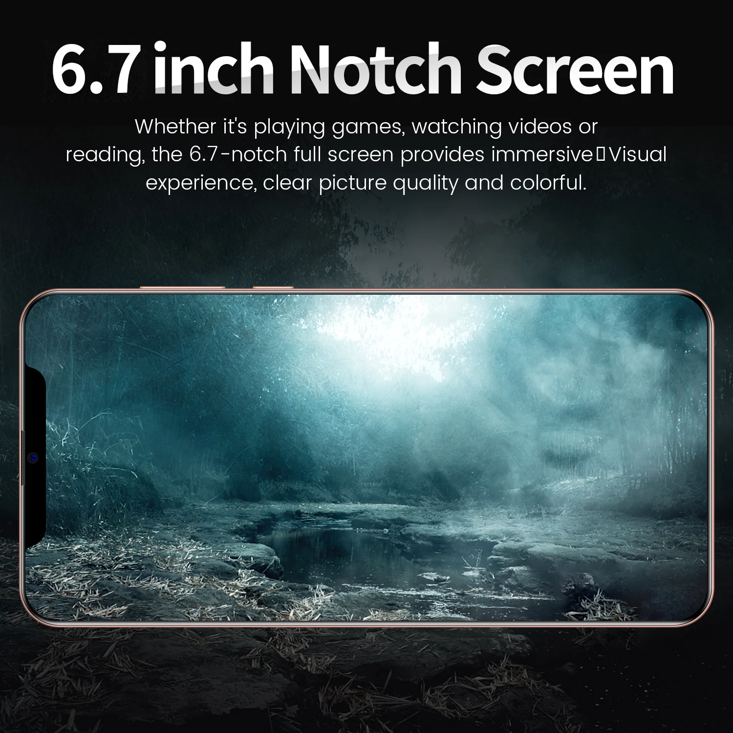 Hot selling cheap 6.3 inch i12 Pro max Android 3 sim card smartphone