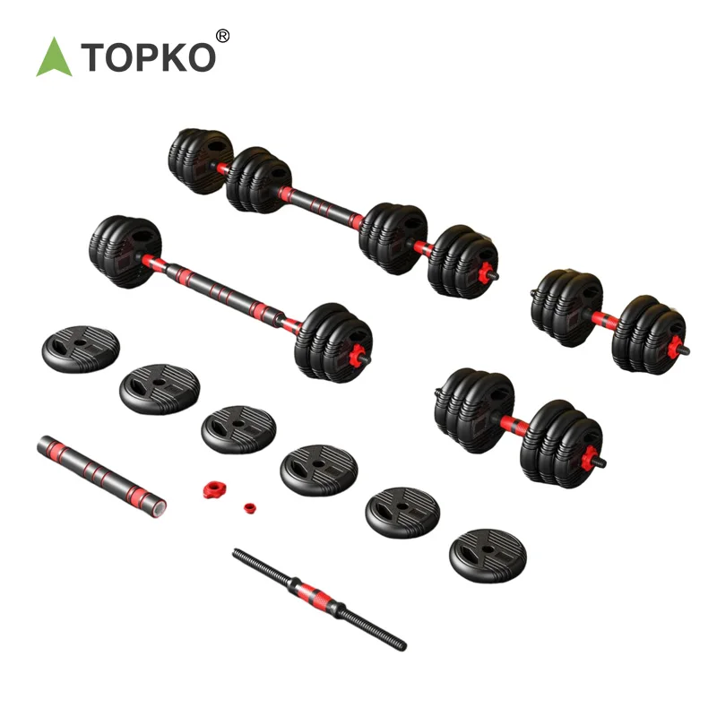 TOPKO High Quality Cement Dumbbell Set Multifunctional Weight Lifting Adjustable Dumbbell Set