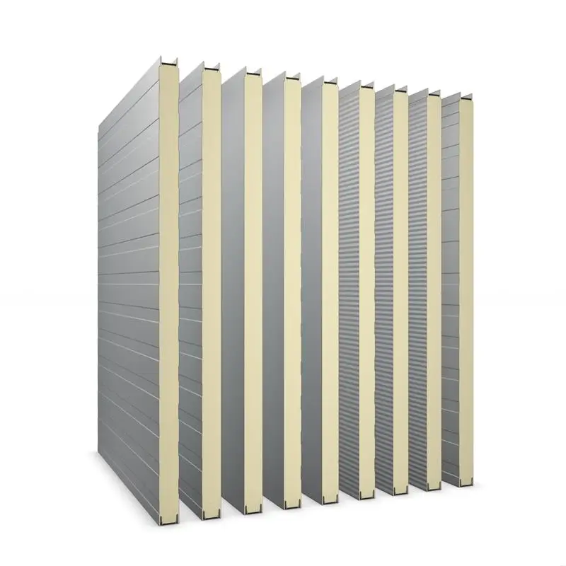 PU Sandwich Panel Cold Room PIR Sandwich Board Insulated Polyurethane / 100mm/120mm/150mm Standard Container Length Pur/pir Foam