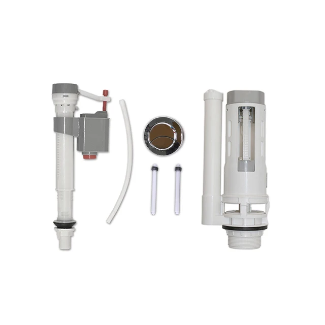 High quality PP  material 2 inch manual type push button wras toilet urinal flush valve