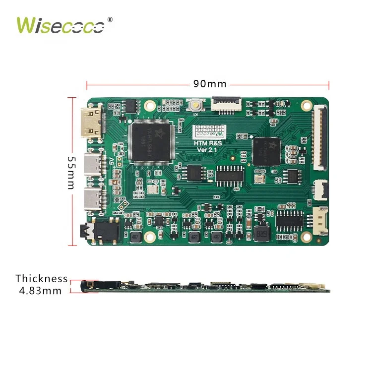 IPS 5.5 Inch 1920*1080 TFT LCD Capacitive Touchscreen Display i2c Touch Driver Board Kit Type-C High Compatibility