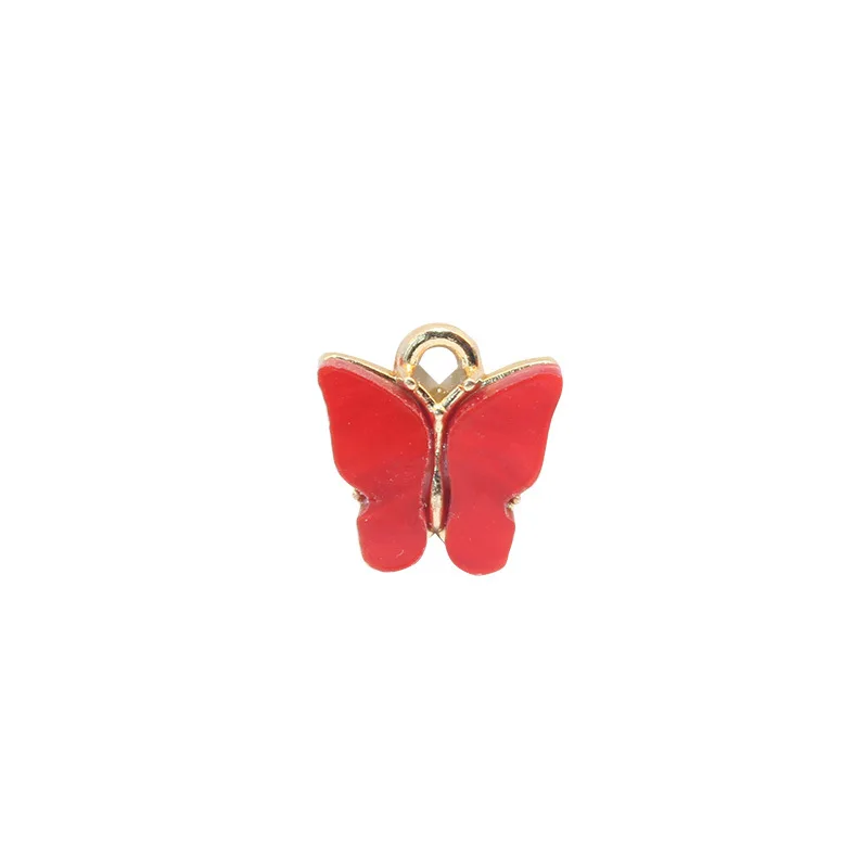 European and American fashion butterfly alloy accessories female key chain pendant DIY accessories Bracelet Earrings Necklace
