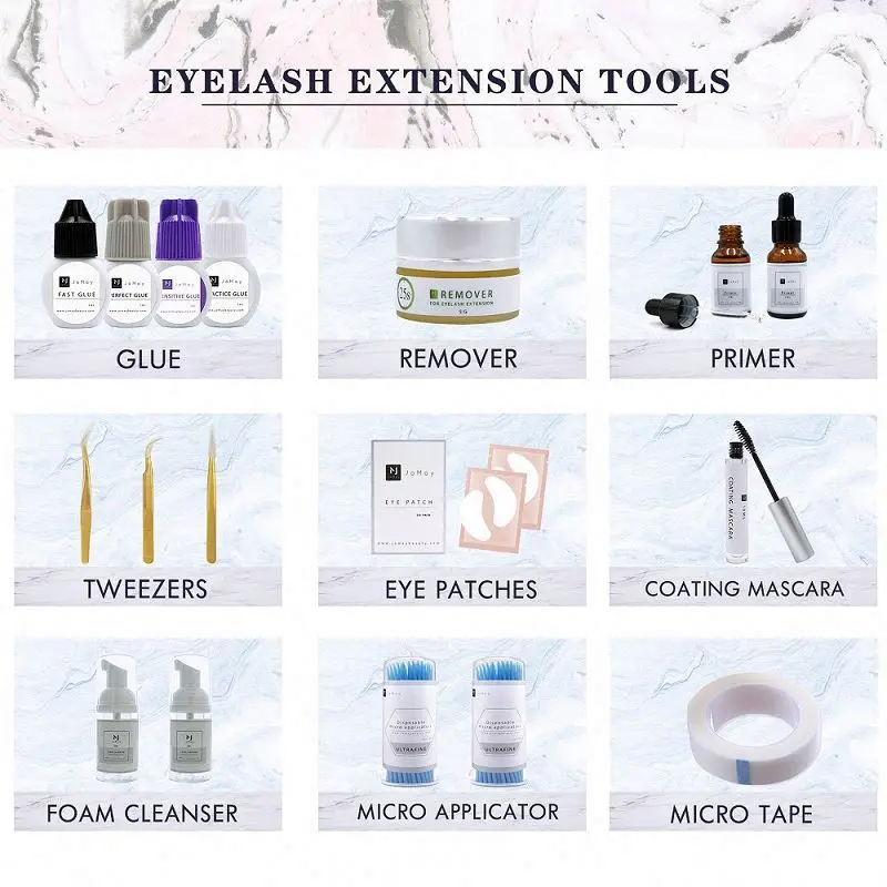 natural mink eyelashes black Private Label Eyelash Vendor With Custom Packaging eyelash extension kits