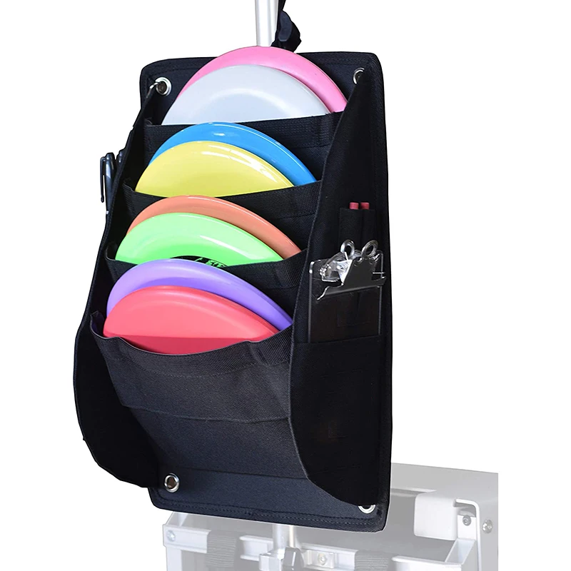 New Style Disc Golf Cart Putter Pouch Sport Disc Golf Cart Bag for Discs Accessories Storage Organizer Frisbee Bag
