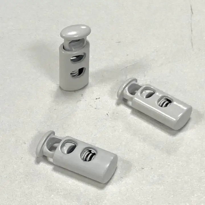 Manufacturers Custom Spring Press Cord Button Extension Cord Lock Stopper For Garment Backpack Accessories
