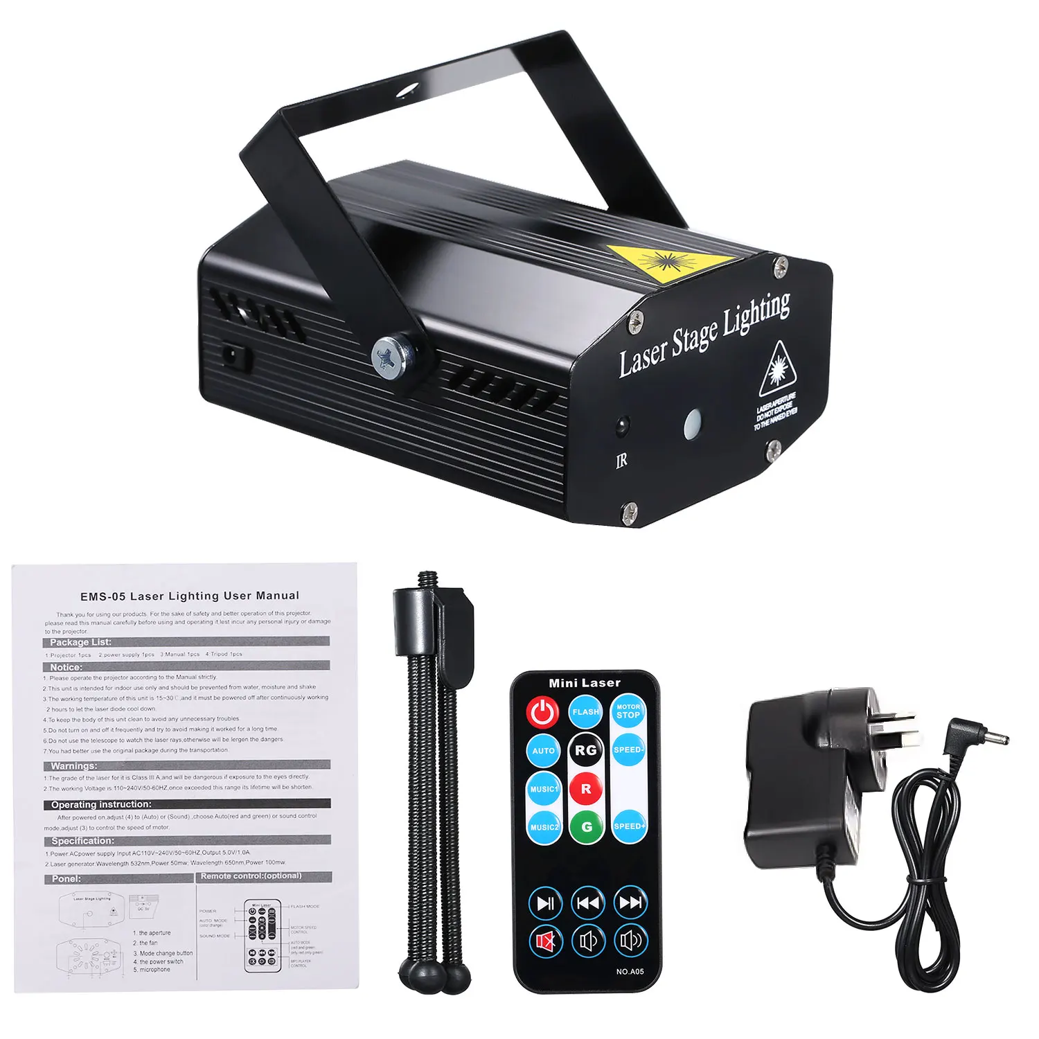 Laser lights for red and green patterns starry dot point lazer laser lamp for lighting