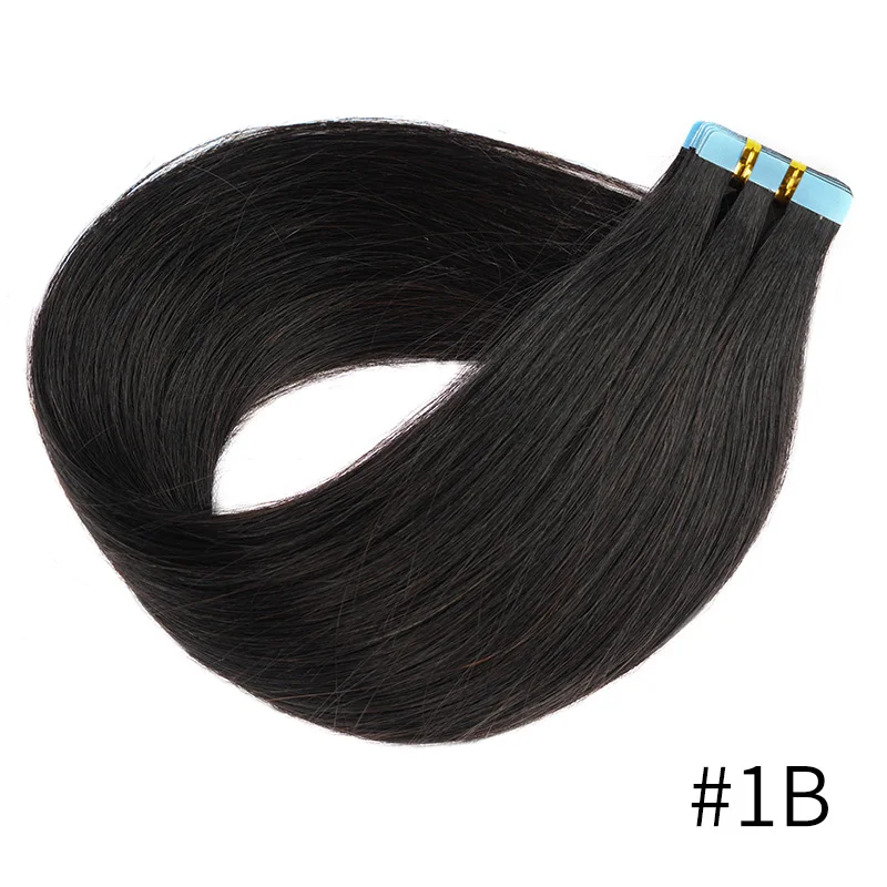 Clip in hair weave glueless blonde natural virgin raw indian russian tape in hair extensions 100human hair