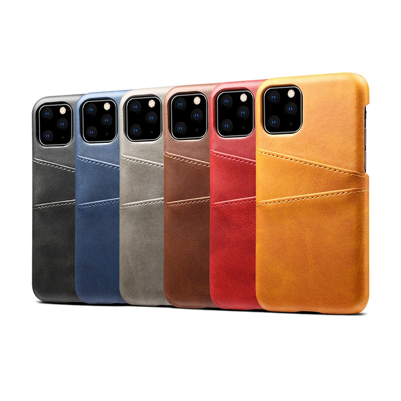  Для iPhone 11 Pro Тонкий чехол-накладка из ПУ кожи чехол-бумажник с Защелкивающейся Крышкой и 2 отделами для карт держатель 12 чехол