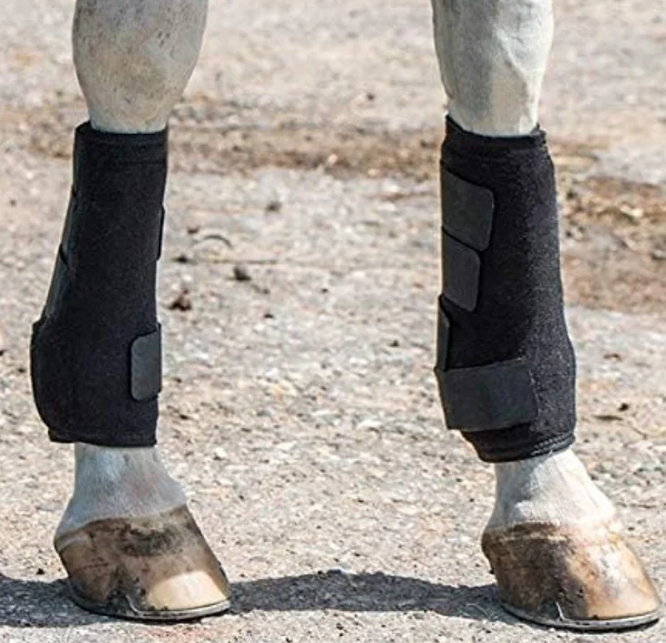 Lightweight Neoprene Adjustable Tendon Tissue Horse Legs Support Bandage Knee Wrap Sleeve