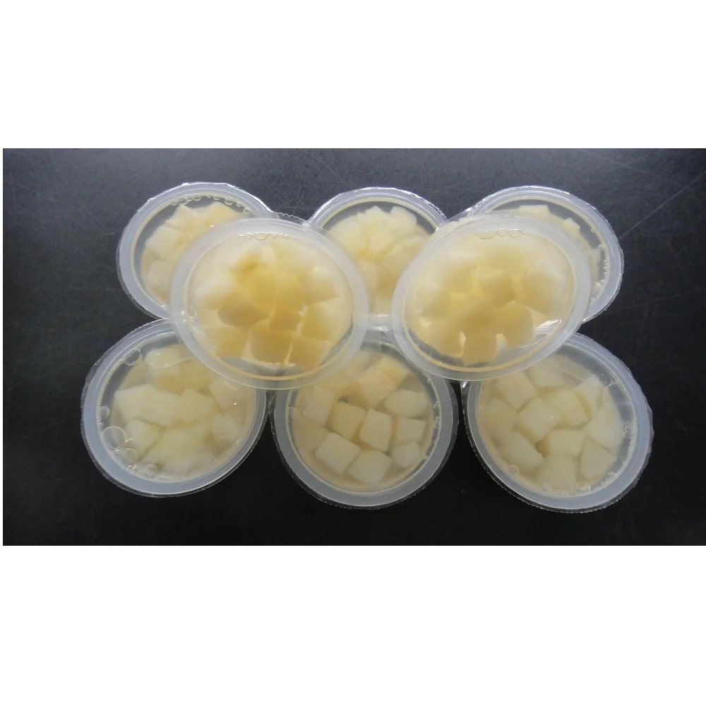 
 Фруктовая закуска, хорошие груши в пластиковых чашках, 4 унции, легкий сироп без ГМО  