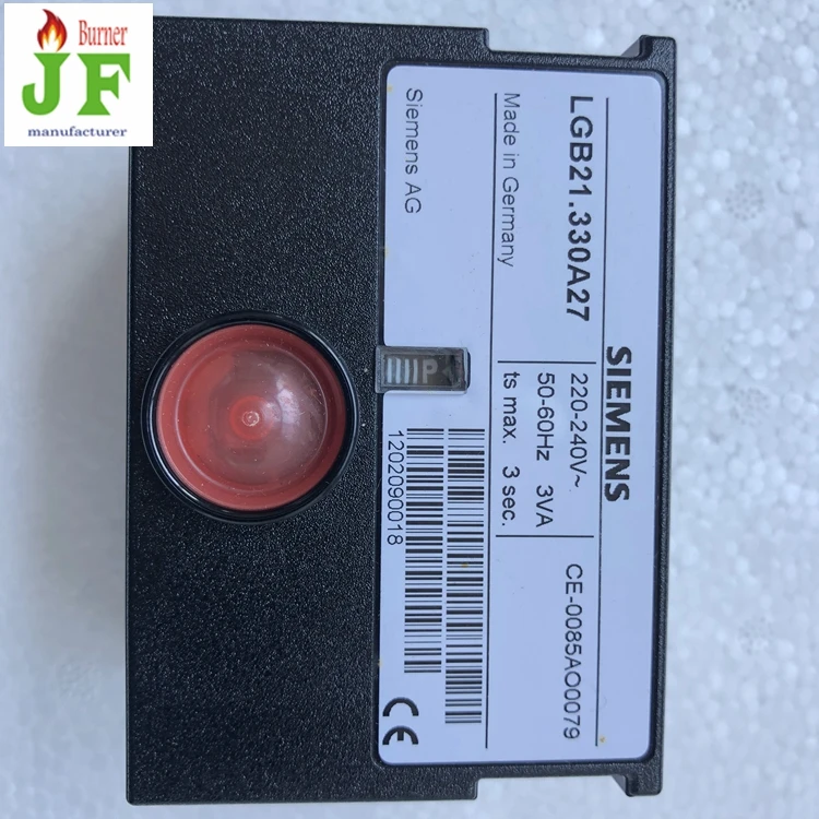 JF China industrial burner part  original SIEMENS  controller  LGB 21.330A27  for riello /baltur/ecoflam burner