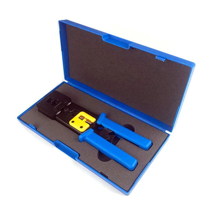 Multiple Use plier EZ cat5e cat6 cat7 Ethernet Cut and Wire Stripper Pass Through Network Cable RJ45 Connector Crimping Tool