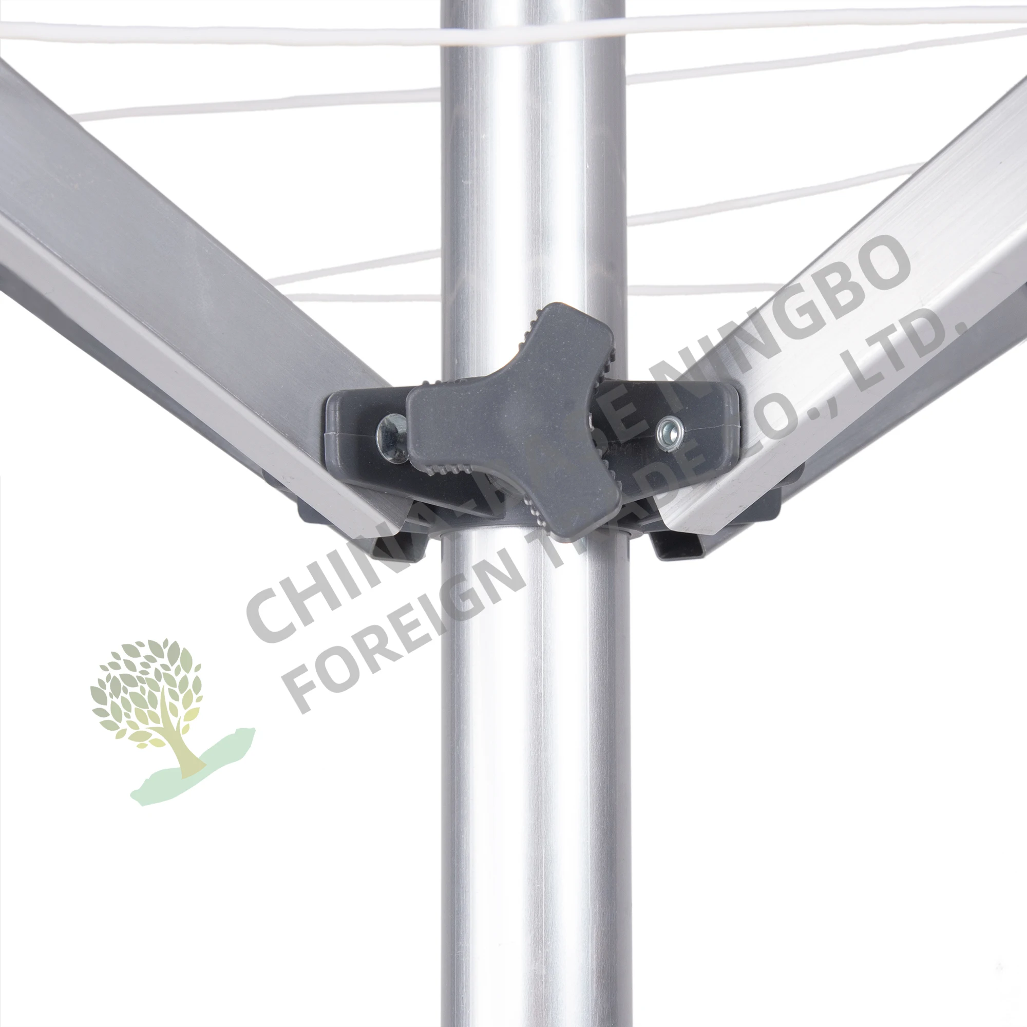 4 arm 3 feet 16meters drying line Rotary Clothes Hanging Rack  Dryer Airer Folding Umbrella FreeStanding for Outdoor Garden