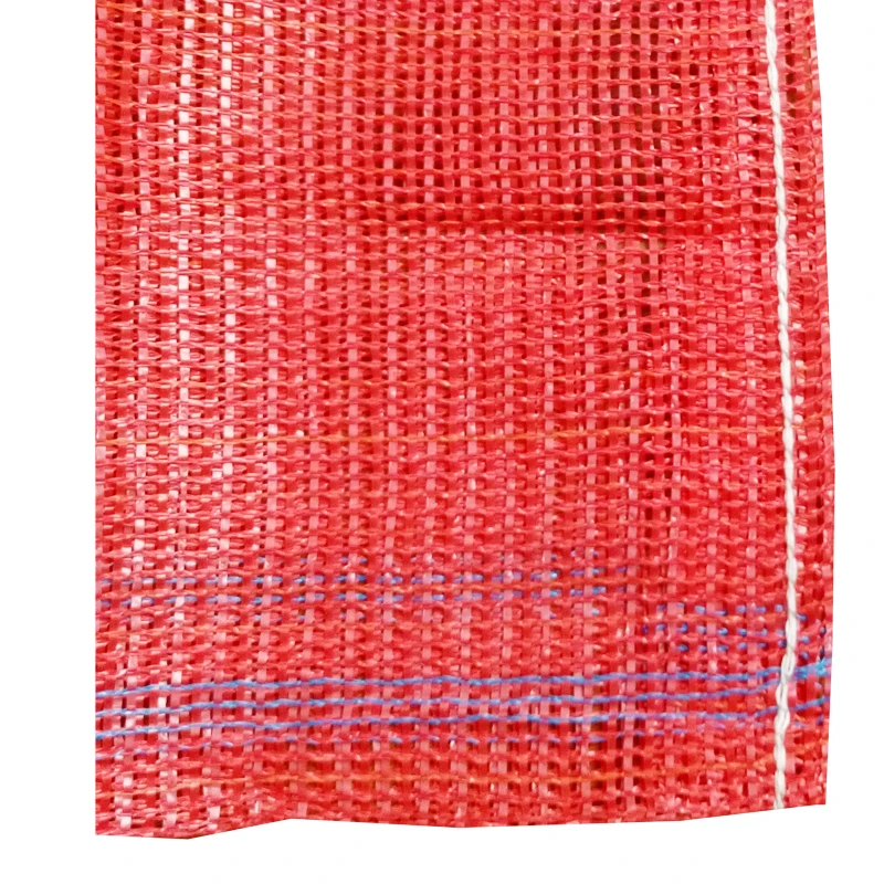 agriculture vegetables leno mesh bags with drawstring packing pp onion packing mesh bags