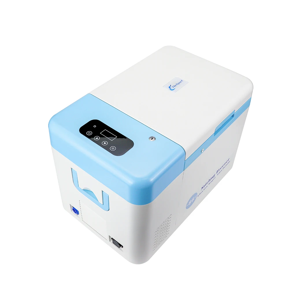 Refport Portable Ultra Low Temperature Vaccine Freezer -86 Degree Deep Refrigerator Freezer for Medical Transport Use