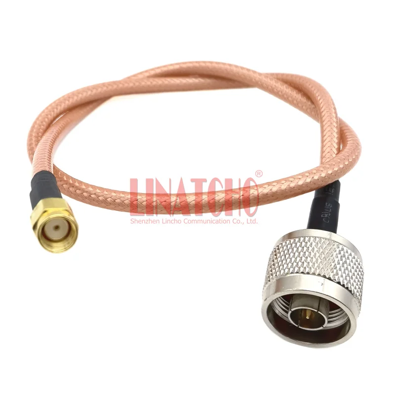 50cm RG142 Double Shield RP SMA Male to N Male WIFI Antenna Pigital Cable