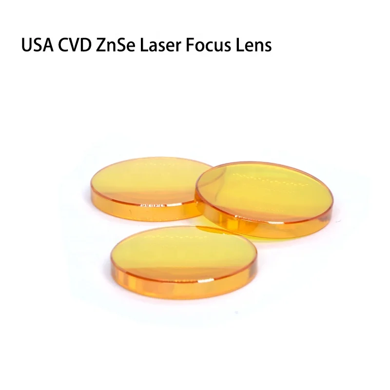 OEM Laser Equipment Parts Wholesale and Retail Large Size Dia 38.1mm  FL127mm/190.5mm Co2 Laser ZnSe Focus Lens