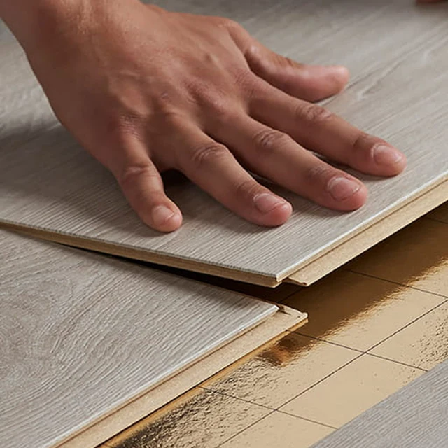 melamine overlay wooden vinyl tile laminate wood floor repair kit supplier