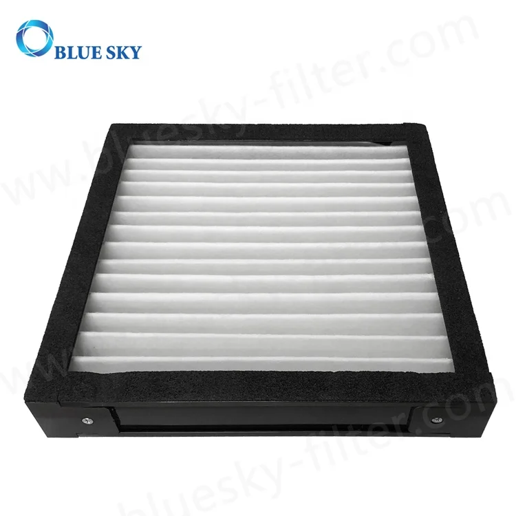 290x290x50mm Customized Plastic Frame and Cotton Media Filters for Air Purifier Replacement Parts