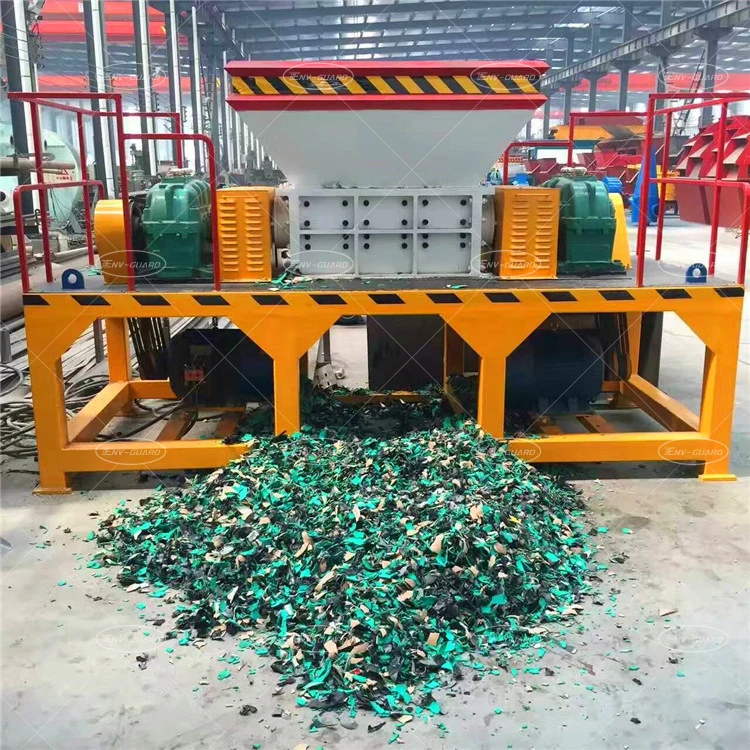 Professional Diesel Engine Scrap Metal Shredder Machine Can Cloth Cable Copper Twin Shaft Shredding Crushing Equipment