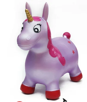 Factory direct sale Inflatable jumping animal horse riding toy