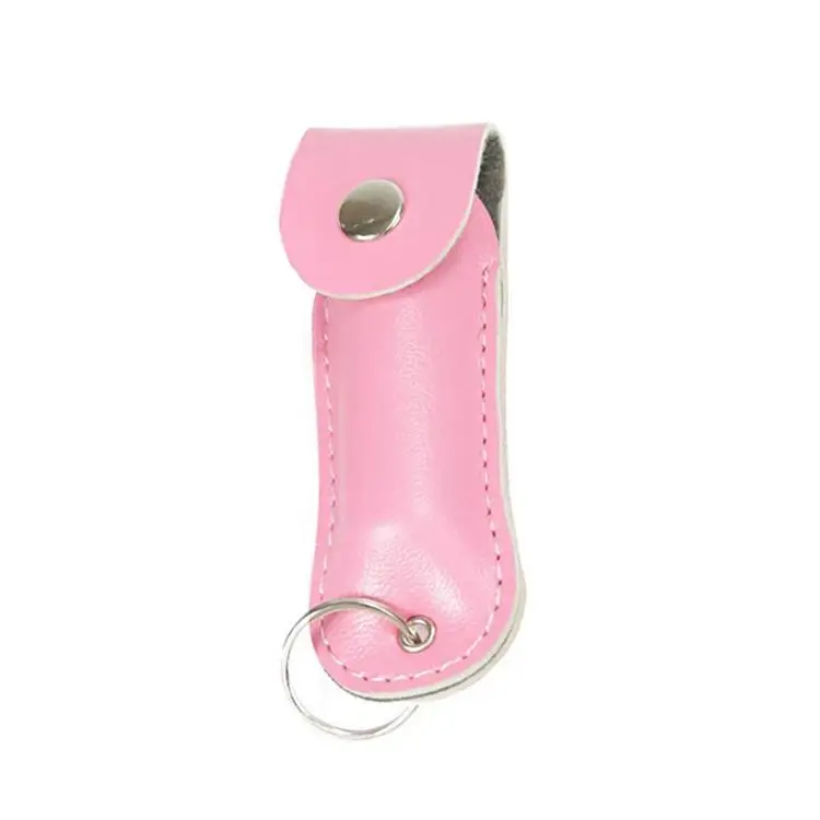 
OC Pepper Spray Holder Pouch Leather Case Protective spray holster Leather case with key ring for MK3 Canister 