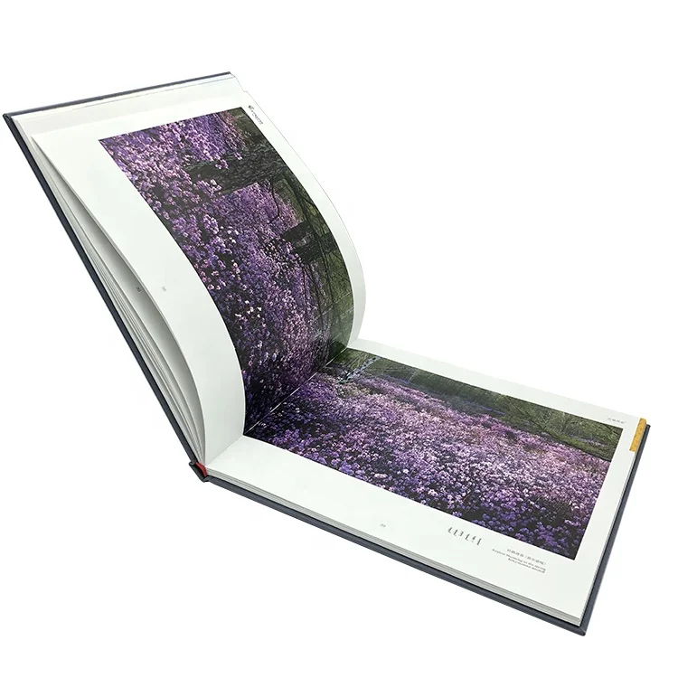 
 Изготовленная на заказ Высококачественная Золотая фольга тиснение кожа твердая обложка картина книга печать  