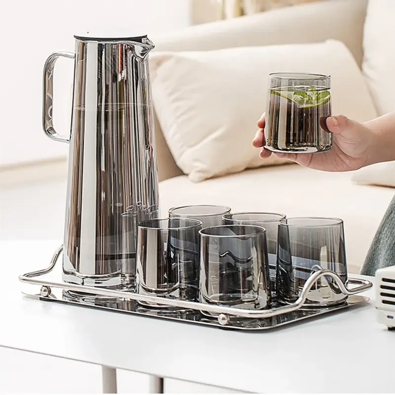 Hot sale High borosilicate glass handmade cooling kettle household juice pot