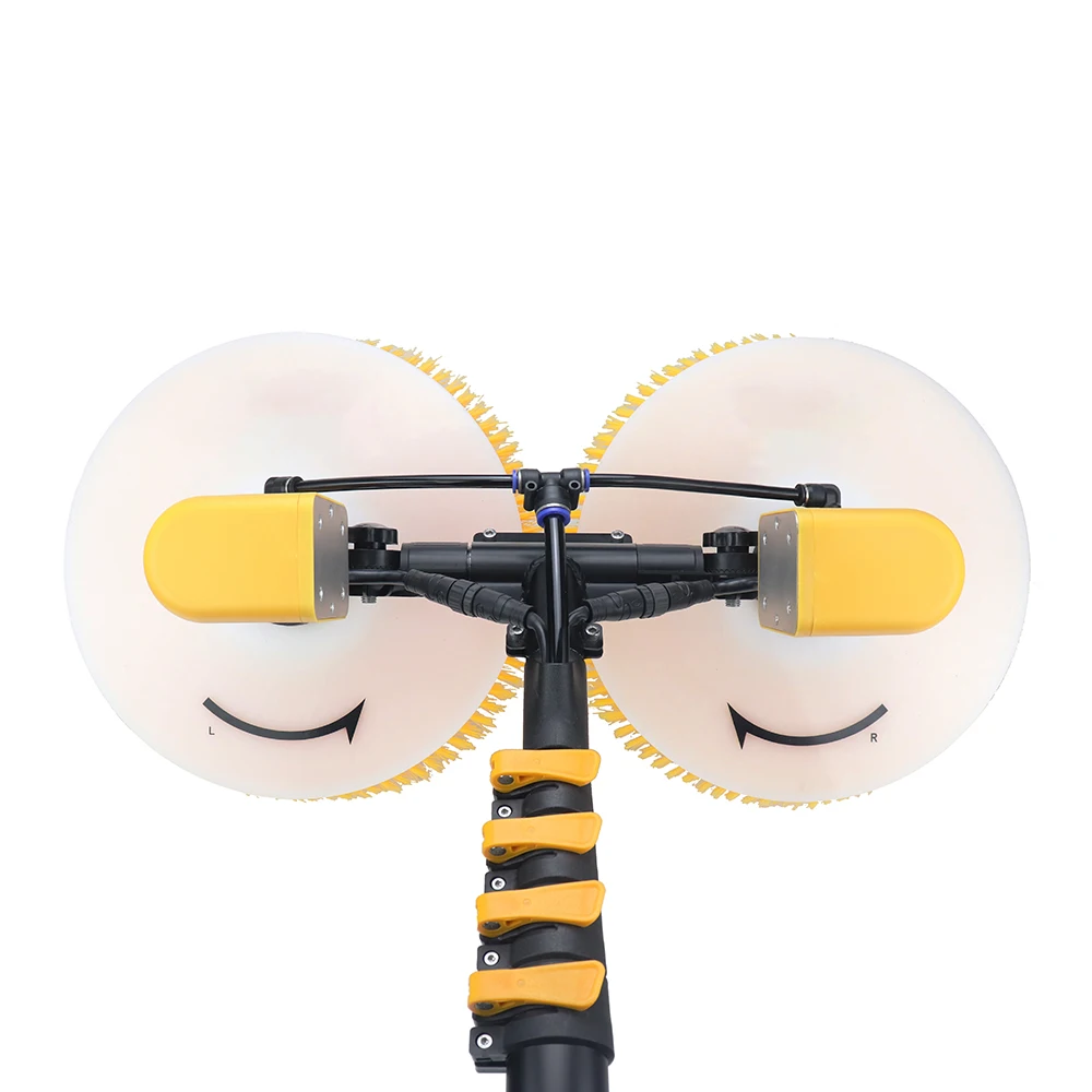 Factory Price Solar Panel Cleaning Brush Rotating Water Powered Rotating Solar Cleaning Brush , Solar Plate Cleaning Brush