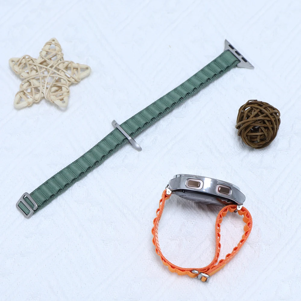 Unique Thin Slim Alpine Loop Watch Bands for Apple Watch Strap 41mm Series 8 40mm SE