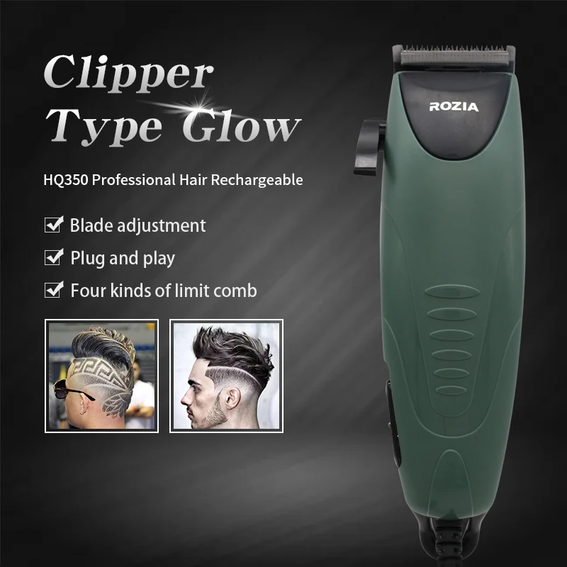 Rozia Electric Hair ClipperTrimmer best professional hair cutting machine beard trimmer and hair clipper 12