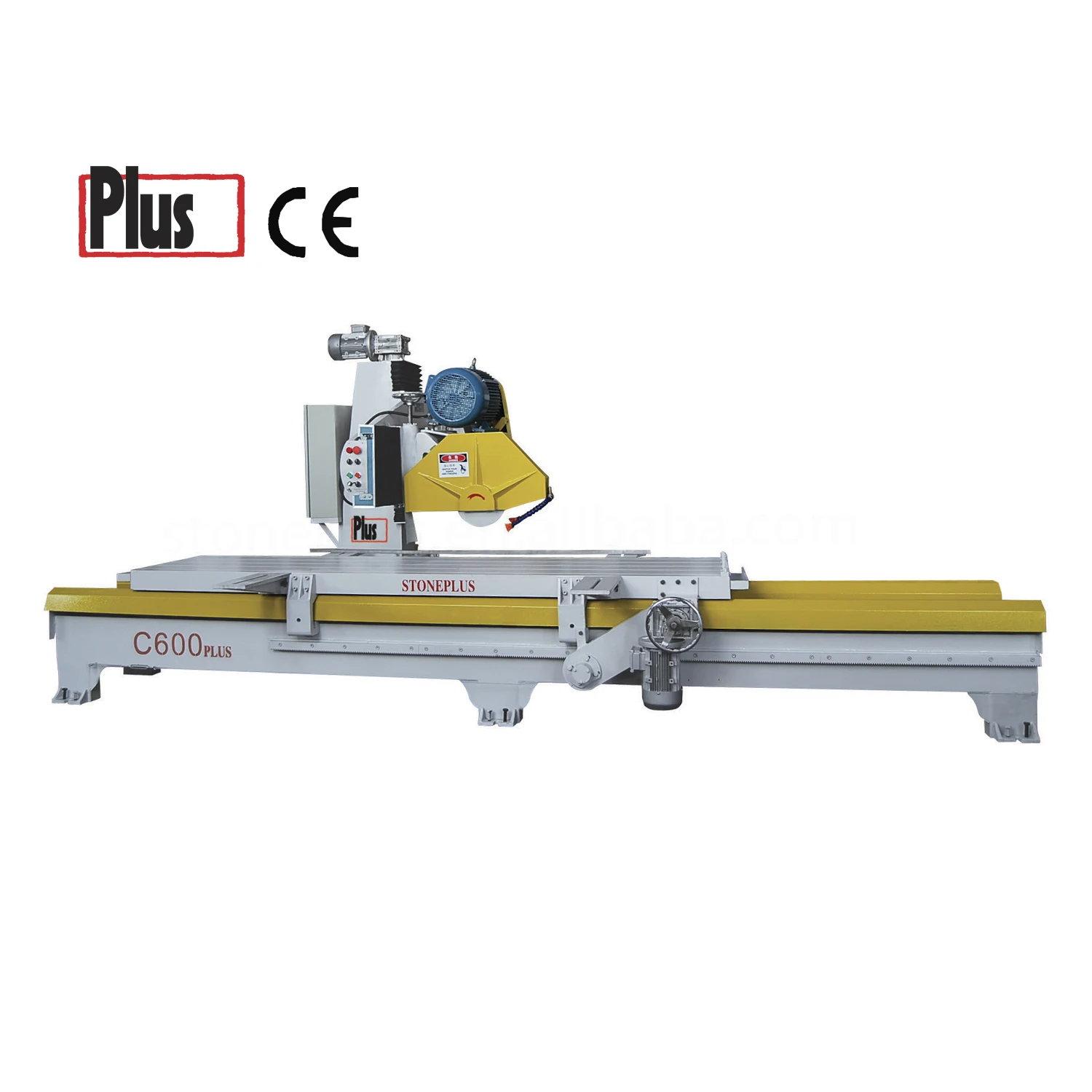 New STONEPLUS Manual Electric Quarry Stone Cutter 350 Mm To 600 Mm C600 Automation Hand Control Stone Cutting Machine
