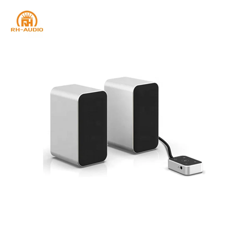 RH-AUDIO стерео акустическая система с корпусом из алюминия для ноутбука, настольного компьютера, ПК, игровые компьютеры