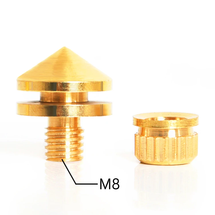 Hot sale high quality durable professional cheap Pure copper gasket speaker amplifier CD player surround rack shockproof feet