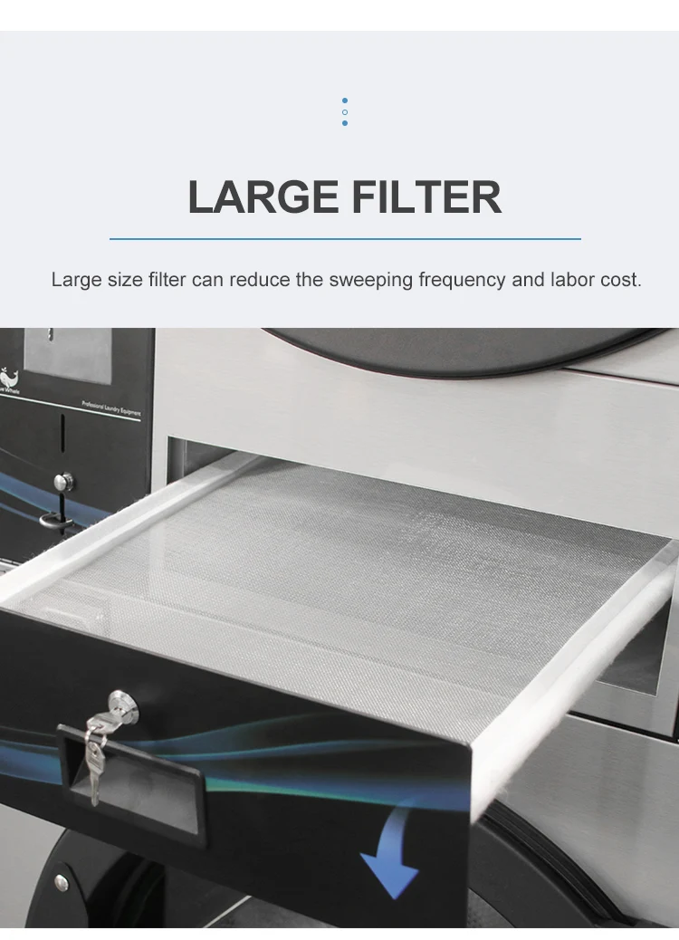 Quality Factory Wholesale Commercial Coin Washer And Dryer Laundry Landry Machine Laundry Dryer