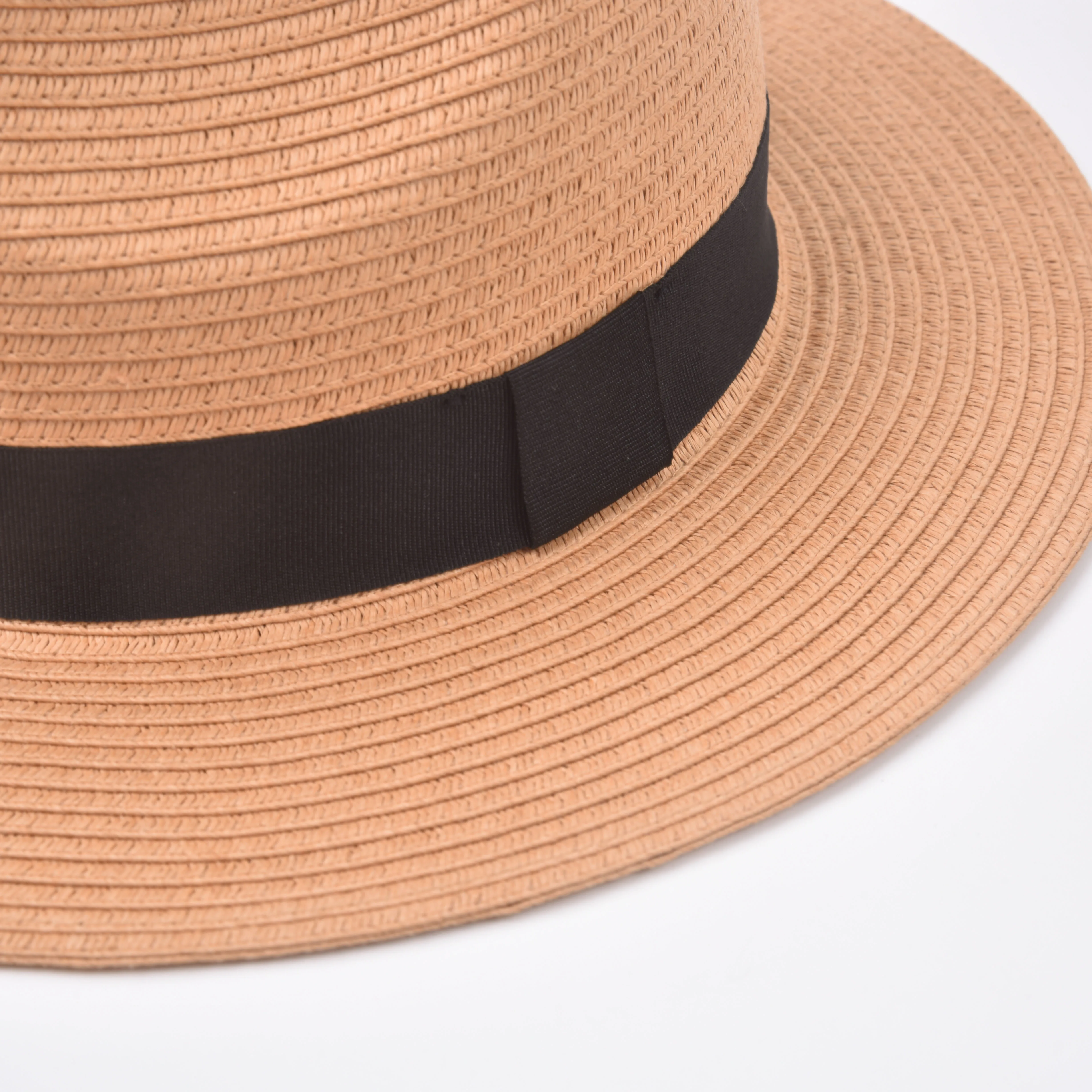 2023 соломенная шляпа в британском стиле с плоским верхом