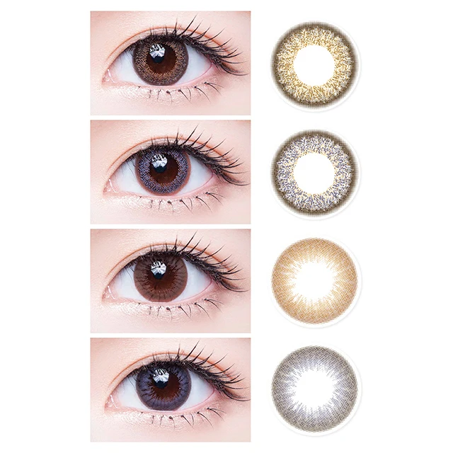 
Factory Price Gold High Quality Big Eye Daily Color Lenses 