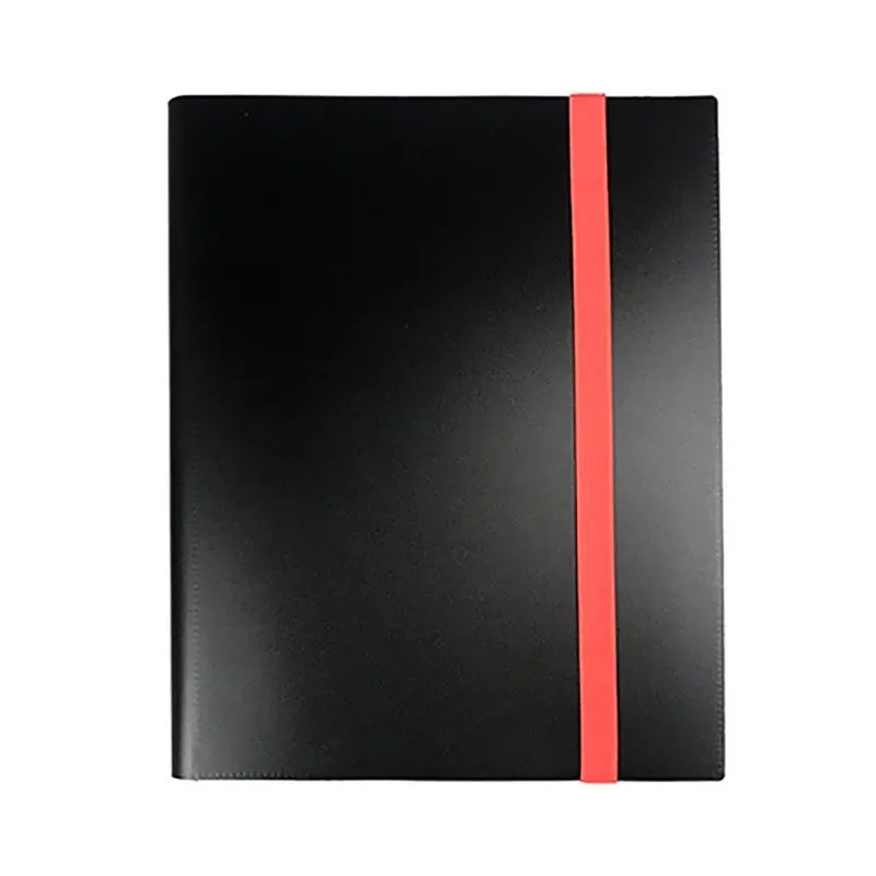 360 Pockets  Trading Card Sleeves Binder Standard Size Trading Card Holder Protector Card  Album Red