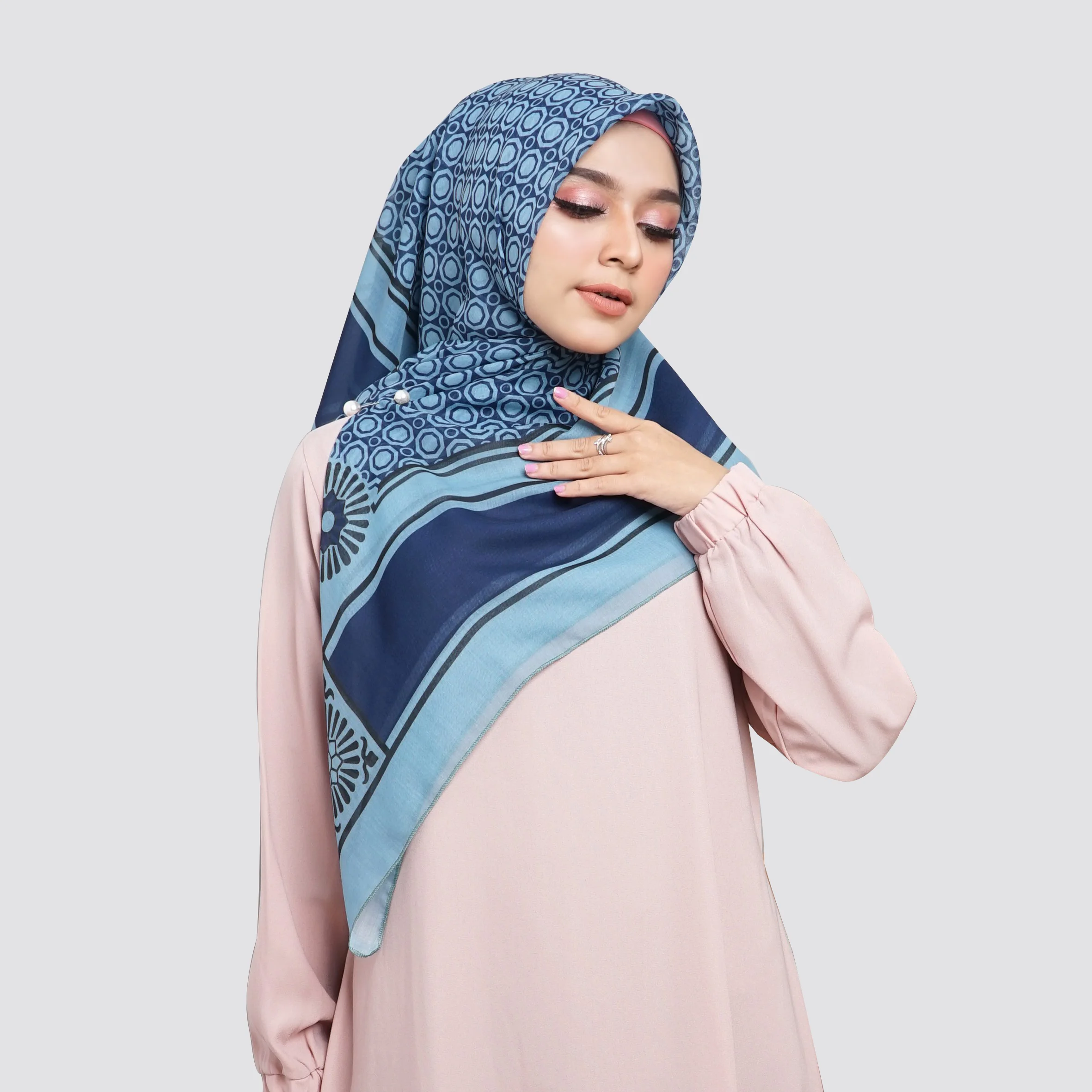 Islam Women Muslim Supplier Other Voile Shawls Tudung Scarves borong Square Pakistan Design Bawal cotton hijab