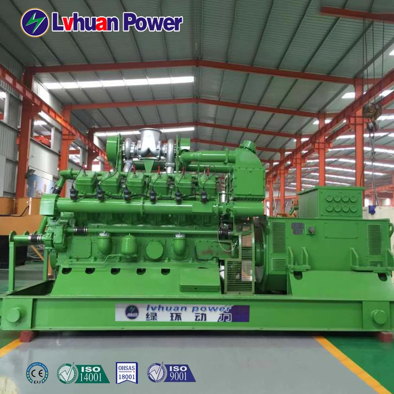 10-600kw mini power plant green energy small biogas generator set