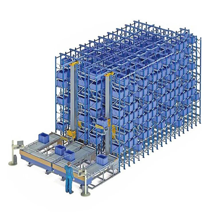 custom warehouse automated storage ASRS racking retrieval system