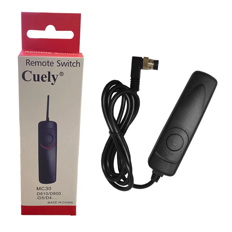 MC-30 кабель Шнур для дистанционного управления спуском затвора для nikon D3X/D2X/D700/D300/D300s/D200/D800/D810 камера п