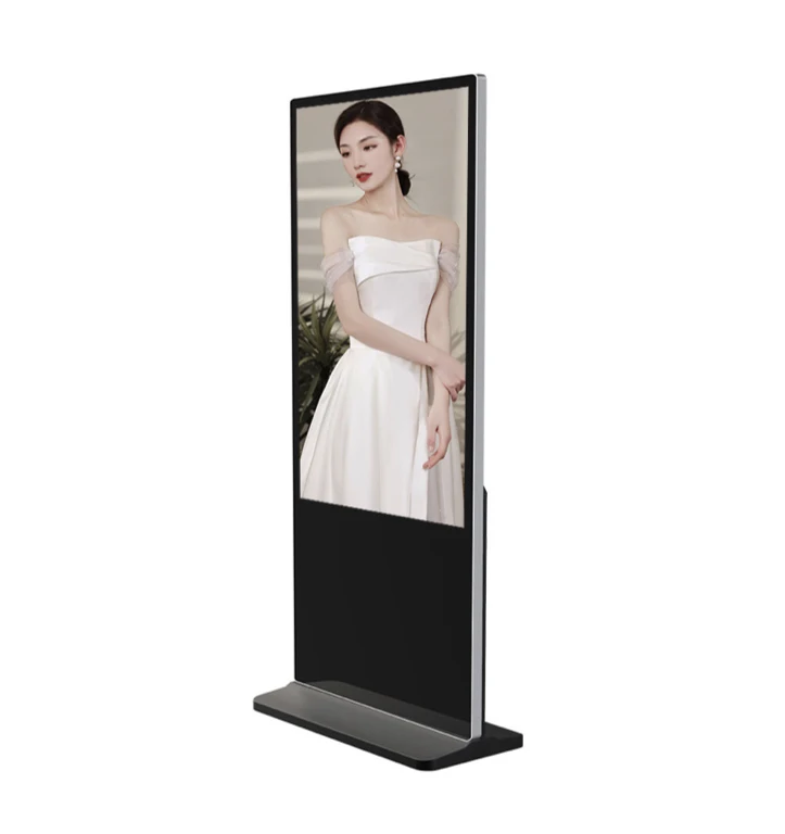 55 inch Floor Stand Digital Signage Displays Android Touch Screen Kiosk Indoor FHD LCD Smart Advertising Totem Display Players