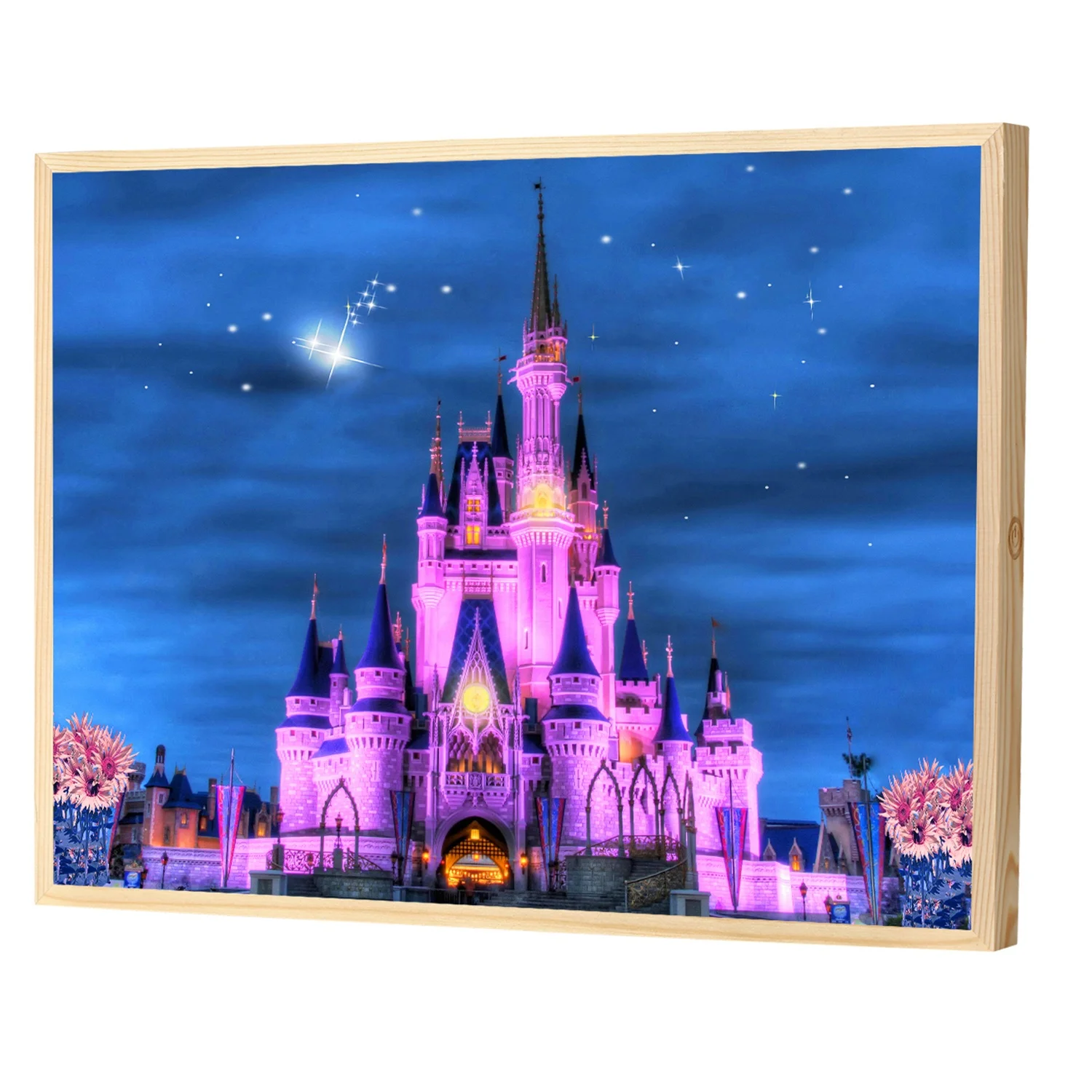 New Style Led Lamp Painting Remote Control Hotel Luminous Support Lamp Wall Murals