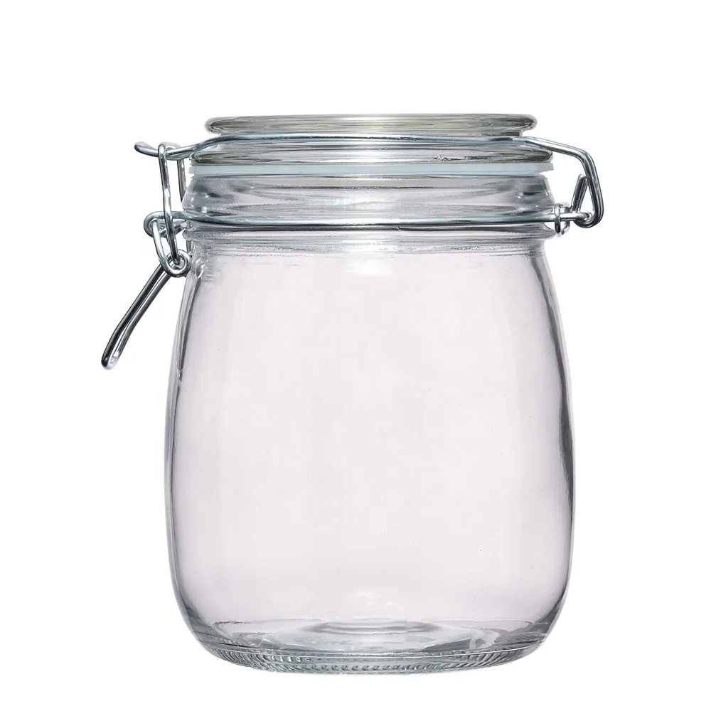 kitchen & tabletop storage airtight mason jar with sealed lid keuken en tafelblad large glass jar set for spice jam honey coffee