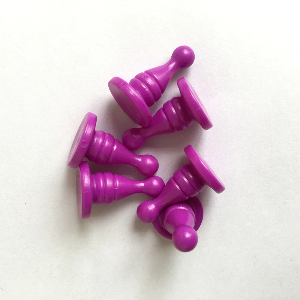 16*25mm Wholesales In Stock Multicolor Chess Piece Tabletop Mini Token Plastic Board Game Pawn