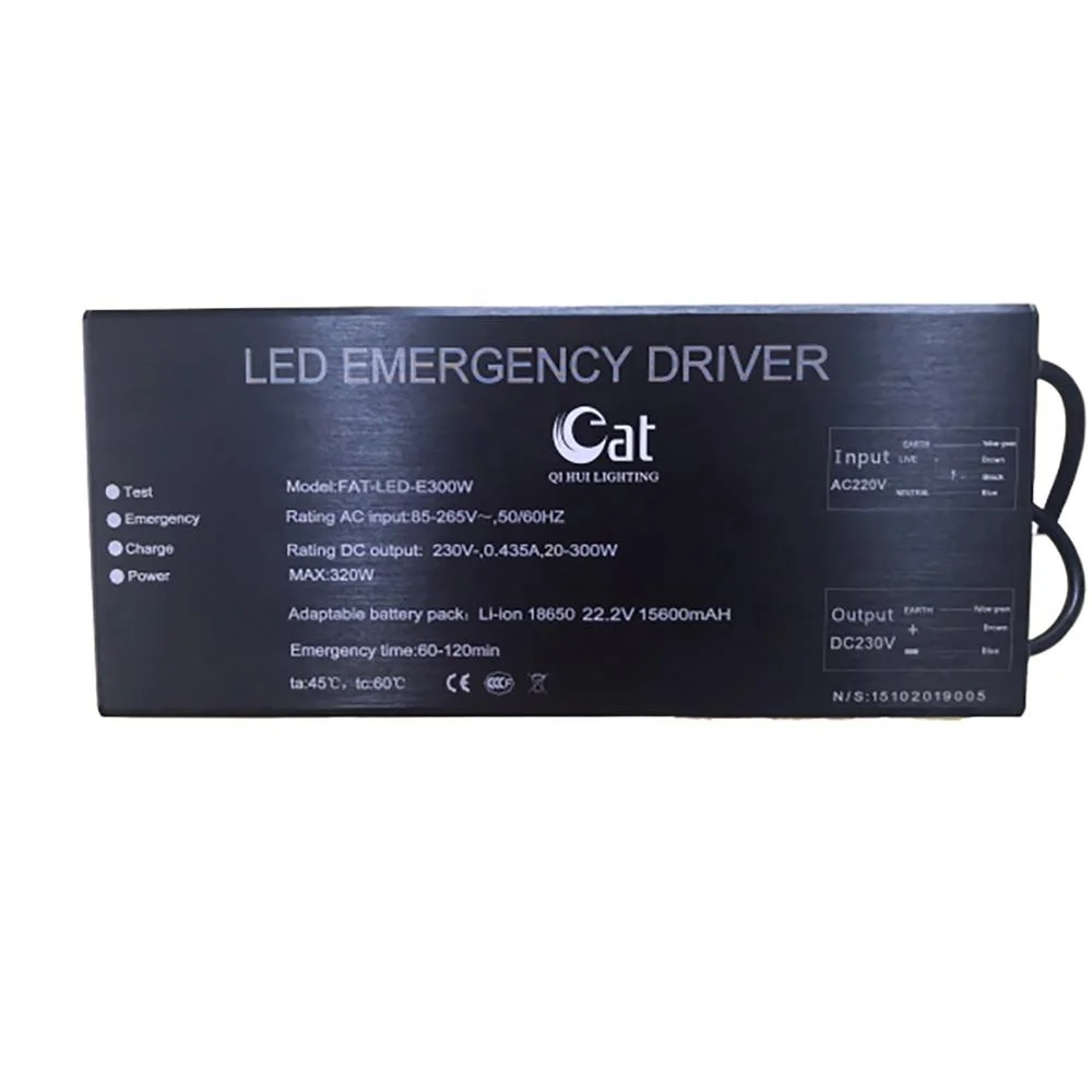 200W Flood Light With Lithium Battery Emergency 1 Hour Emergency LED Driver