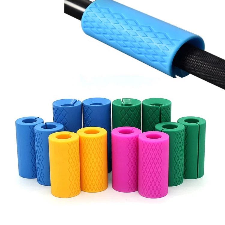 Silicone Fitness  Barbell Hand Grips for Dumbbell Training Barbell grip handle